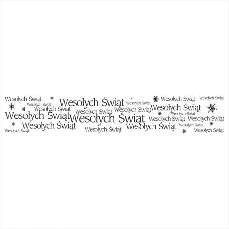 Stempel gumowy Crafty Moly Wesołych Świąt Border 1
